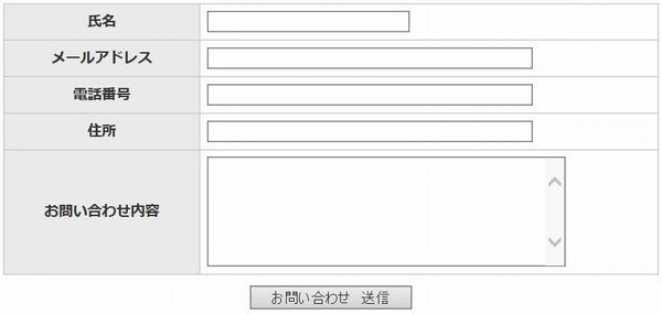 サイトのお問い合わせページの作り方